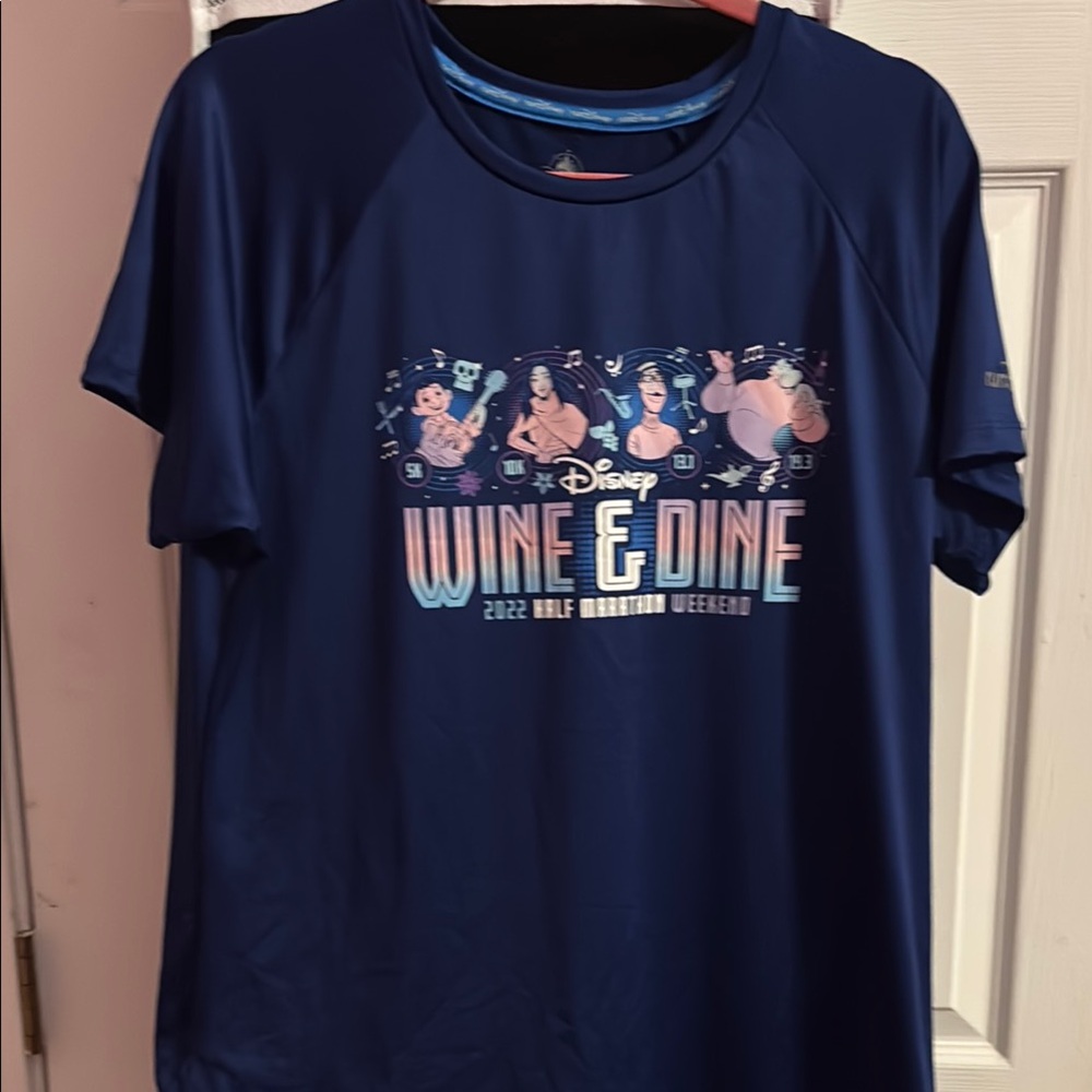 Disney Blue Floral Feast Tee